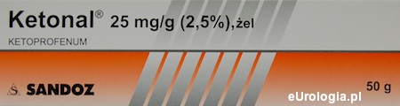 Ketonal żel - ulotka preparatu