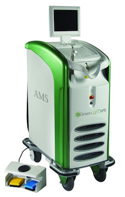 Zielony laser XPS stosowany w leczeniu przerostu gruczołu krokowego